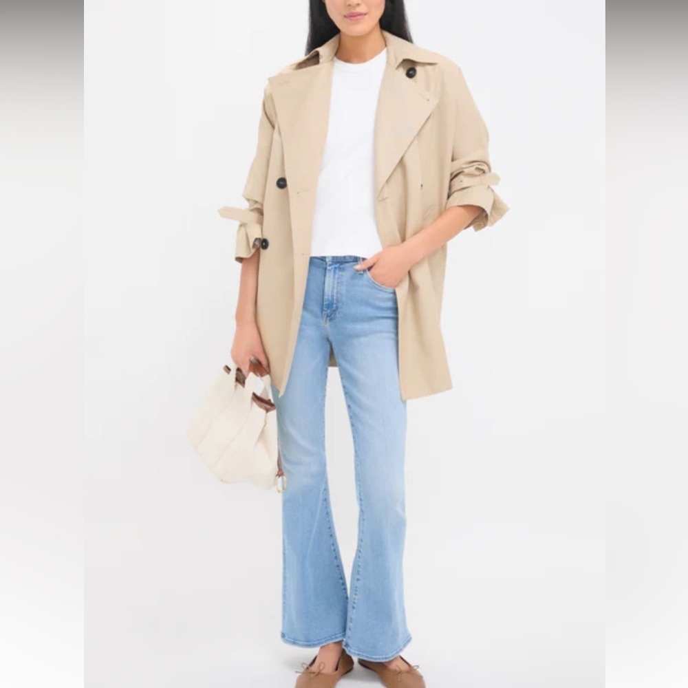 MOTHER The Weekender In Blessing In Disguise Mid Rise Flare Leg Med. Blue SZ 31 - Picture 4 of 16